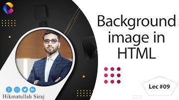 HTML5 in Pashto|| background-Image in html #09