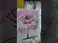 A simple rose from scratch #art #artist #flowers #rose