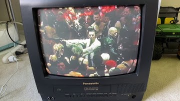 Workin Panasonic TV/VCR Combo Televission Model PV-C1322