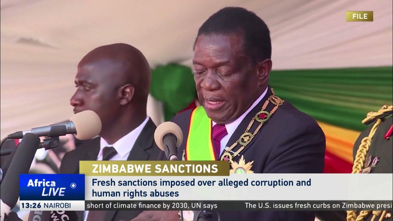 U.S. slaps new sanctions on top Zimbabwe officials