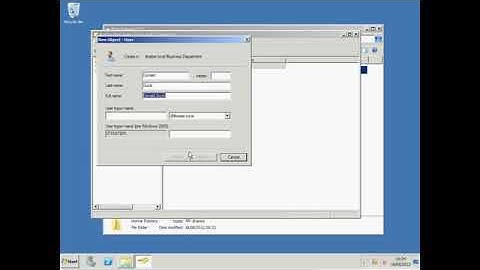 Configuring User Home Folders   Windows 2008 R2   YouTube 360p