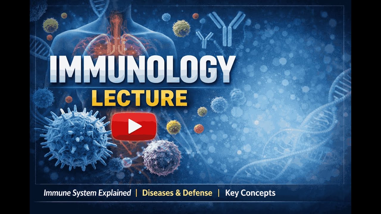 IMMUNOLOGY LECTURE 1 - YouTube