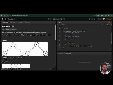 LeetCode 100 - Same Tree | Recursive Binary Tree Solution in C++ | DSA Interview Question