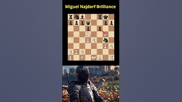 Miguel Najdorf Brilliance | Chess tactics