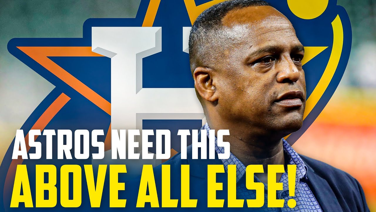 DEFINITIVE case for Houston Astros DOUBLING DOWN on this specific need