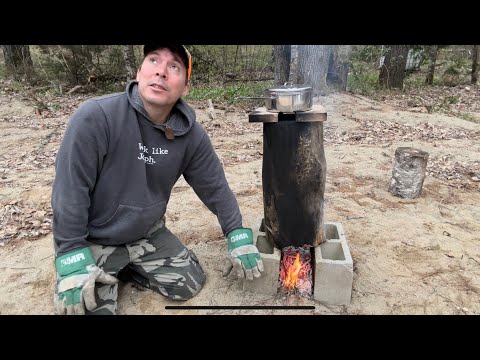 ⚡️END TIMES Cookout ŵ LOG ROCKET 🚀 STOVE🔥 - Fr. Mark Goring, CC