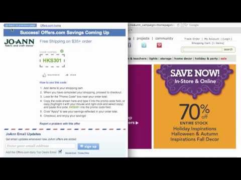 JoAnn Coupon Code 2013 – How to use Discounts and Coupon Codes for JoAnn.com