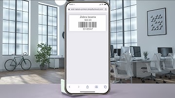 How to Print a Retail Barcode Label from Shopify (Mobile) | ZSB Series Printer