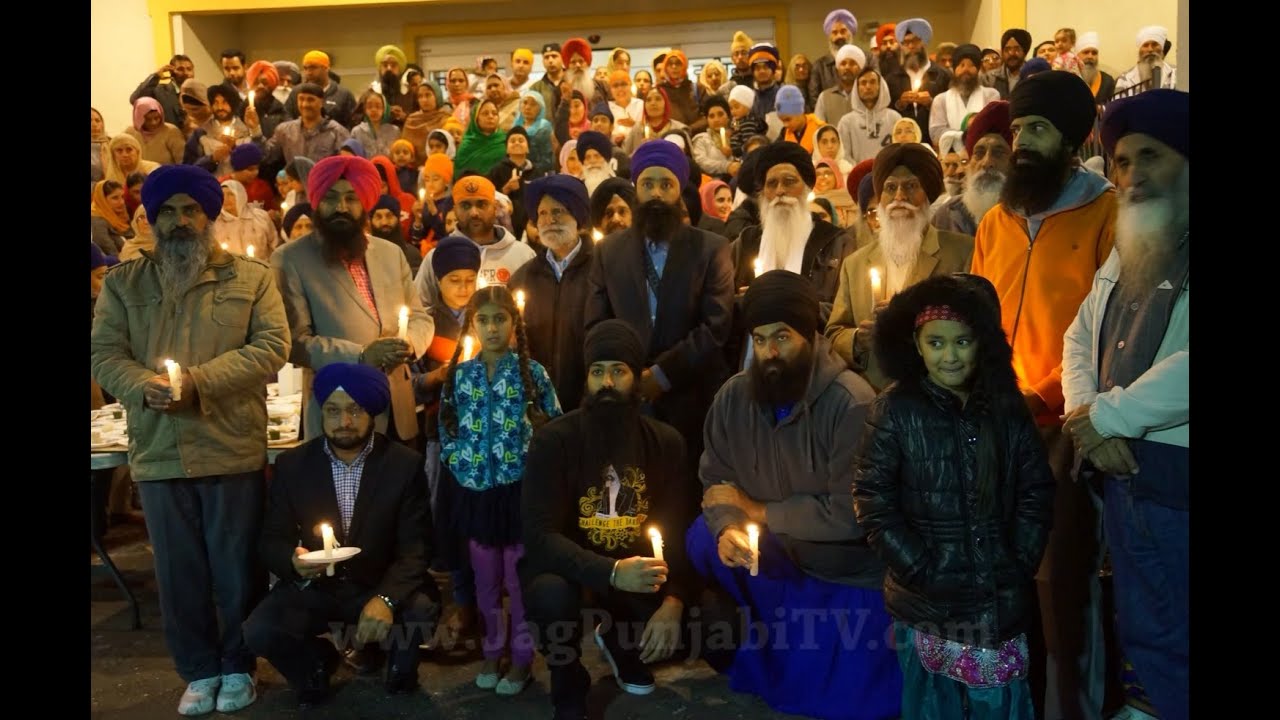 Candle Light Vigil at Dashmesh Culture Centre Calgary Attack on