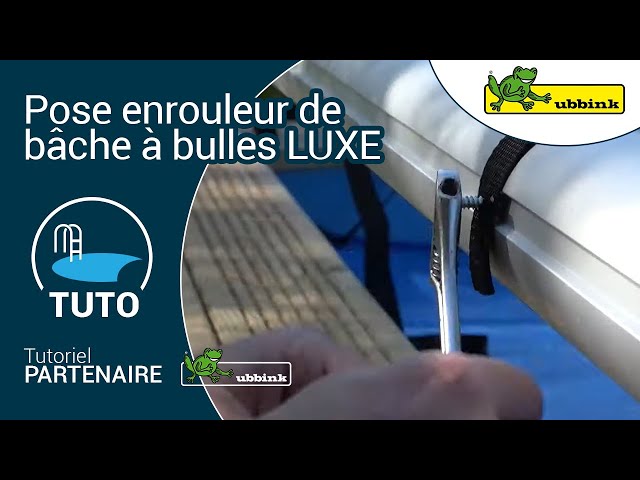 Enrouleur de bâche de piscine premium KESSER, Système d'enroulement 1,05  m-6,15 m, pour bâche solaire