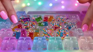 🍬 Candy Keycaps ASMR 🎧💖 | Jelly Keyboard Tapping 🌈🍭 for Relaxation 😴 | No Talking 🤫 screenshot 3
