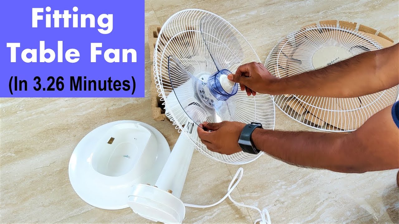 table fan