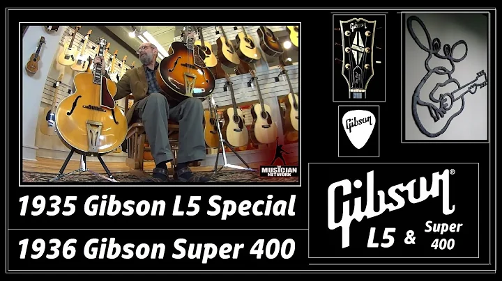 1935 1936 Gibson L5 Special & Super 400 Archtop Ja...