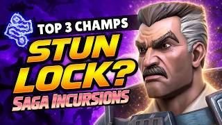 Top 3 MVPs Tech Champions! INSANE Saga Incursions Damage with BEST Hacks! INFINITE STUN LOCK MCOC