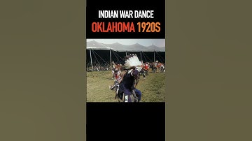 Thumbnail of RARE INDIAN WAR DANCE 1916 - 101 RANCH OKLAHOMA #history #shorts