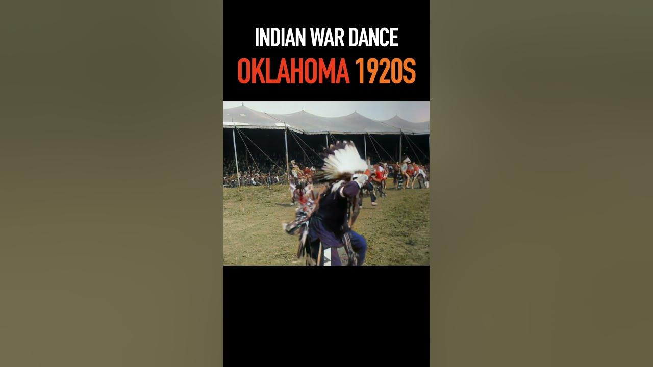 RARE INDIAN WAR DANCE 1916 - 101 RANCH OKLAHOMA #history #shorts