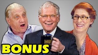 ELDERS REACT TO DAVID LETTERMAN (Bonus #60) Net Worth