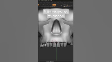 zbrush sculpt timelapse #zbrush #art #gamedev #3dart #sculpting