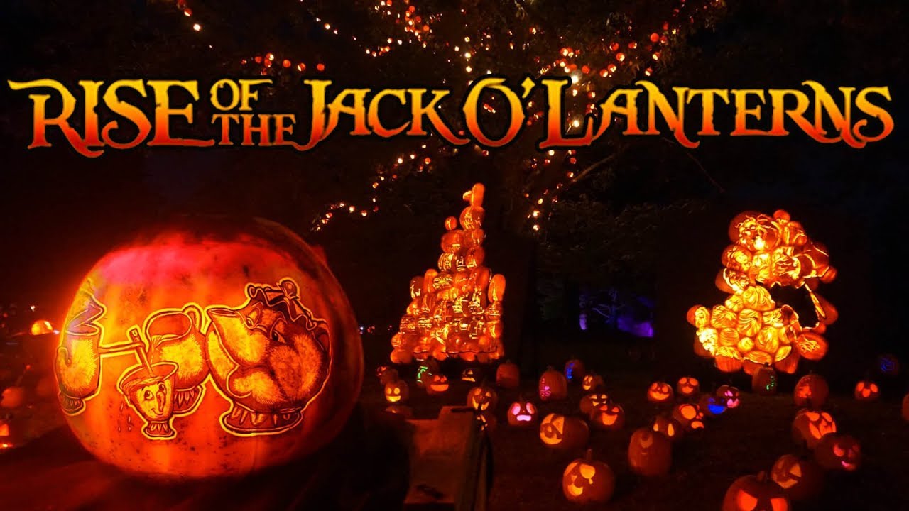 5,000 HANDCARVED PUMPKINS! RISE of the JACK O' LANTERNS (Old Westbury Gardens, New York 2017