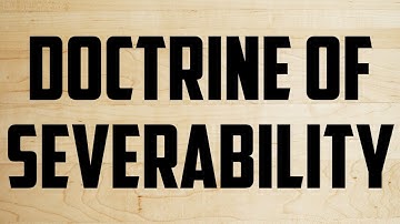 Doctrine of severability|doctrine of severability in hindi|पृथककरणीयता का सिद्धांत|article 13|