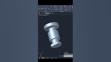 AutoCAD 3D Tutorial For Mechanical Engineers #autocadshorts