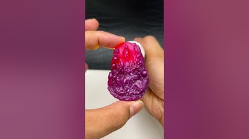 Tượng Phật Phổ Hiền Tạc Đá RUBY Tự Nhiên