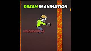 Dream In Animation VS Dream In Reality 😍🤯 #shorts #minecraft #dream #gaming #viral #clutchgod