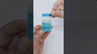 DIY Nano Tape squishy milk box #shorts #satisfying #nanotape #trending
