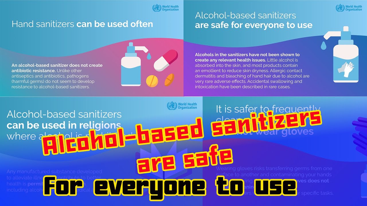 Alcoholbased sanitizers are safe for everyone to use YouTube