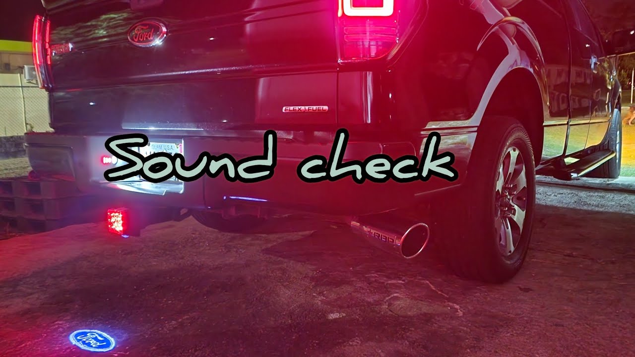 Sound test! RBP exhaust tip  2013 F150 