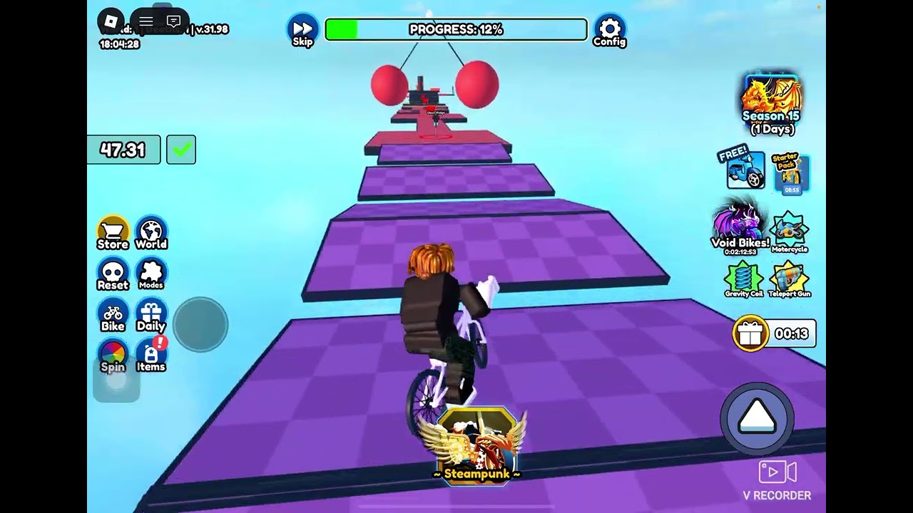 Virei profissional em OBBY 