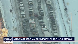 Virginia traffic jam reminiscent of 2011 Chicago LSD shutdown