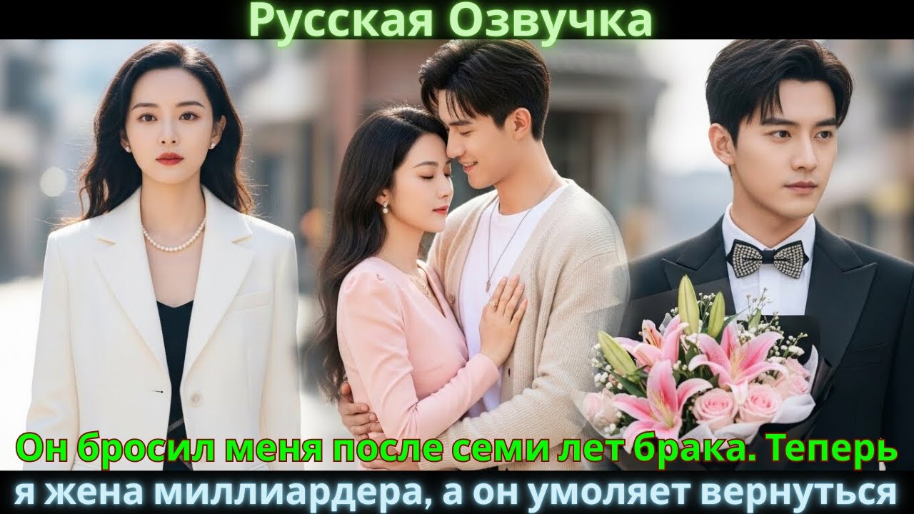Он бросил меня после семи лет брака. Теперь я жена миллиардера, а он умоляет вернуться #drama