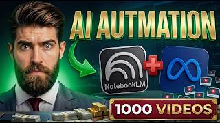 This AI Combo is BROKEN 🔥 NotebookLM + Meta AI (1000 Videos Strategy)