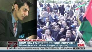 CNN: Libyan protests, Raw and online