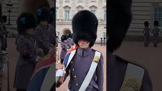 Grenadier Guard Carries The Regimental Colours During The Pacing Of The Minutes, 03.03.23.