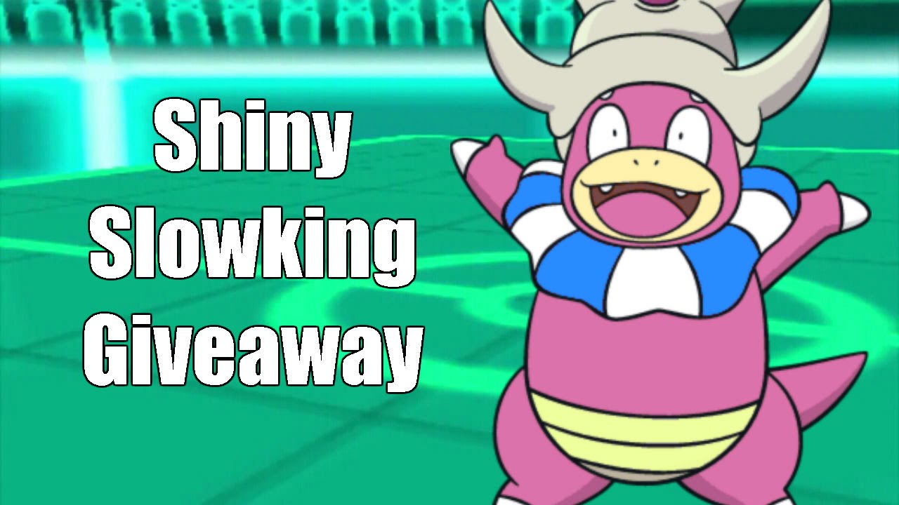Pokemon ORAS Shiny Slowking Giveaway YouTube