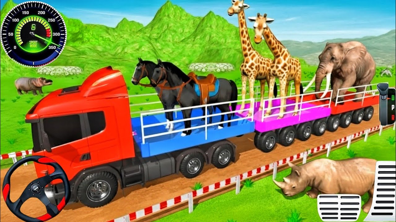 Animal Cargo Truck Driving Game 3D: Animal Transport Cargo Truck 2026! Android Gameplay