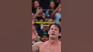 Failure gives you 2 Choices - John Cena #shorts #motivation #motivationalspeech