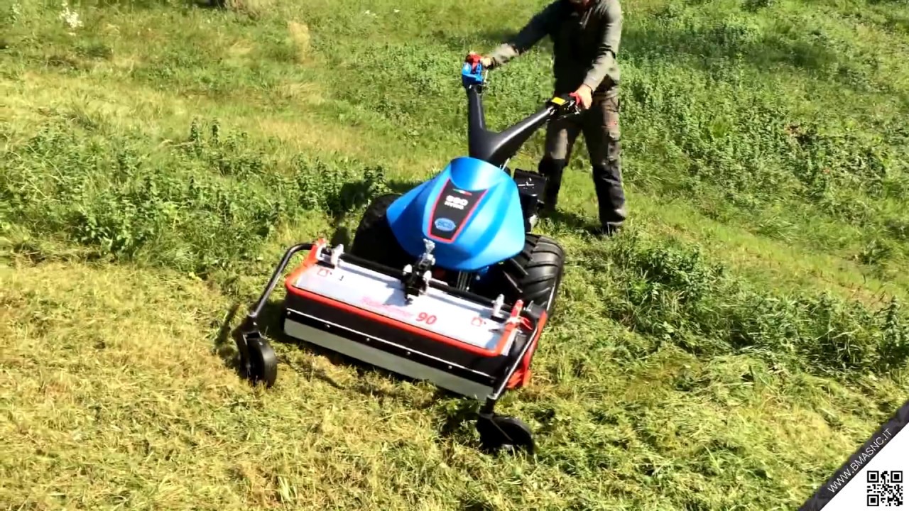 BCS 660 HY WS - Motofalciatrice idrostatica , prova con accessorio trinciasarmenti