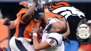 Hardest hits in Denver Broncos history.