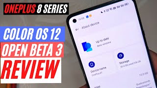 COLOR OS 12 OPEN BETA 3 WALKTHROUGH ONEPLUS 8T 8 8 PRO