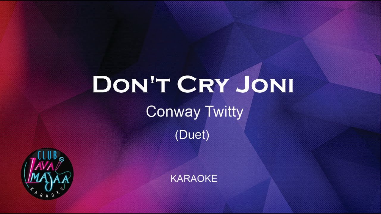 Don't Cry Joni Karaoke YouTube