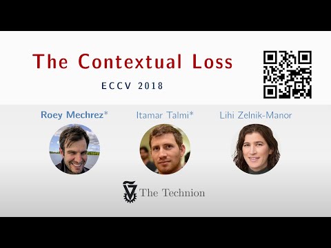Video The Contextual Loss for Image Transformation with... - youtube