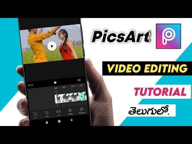 🔥PicsArt Video Editing telugu | How to edit Videos in PicsArt app