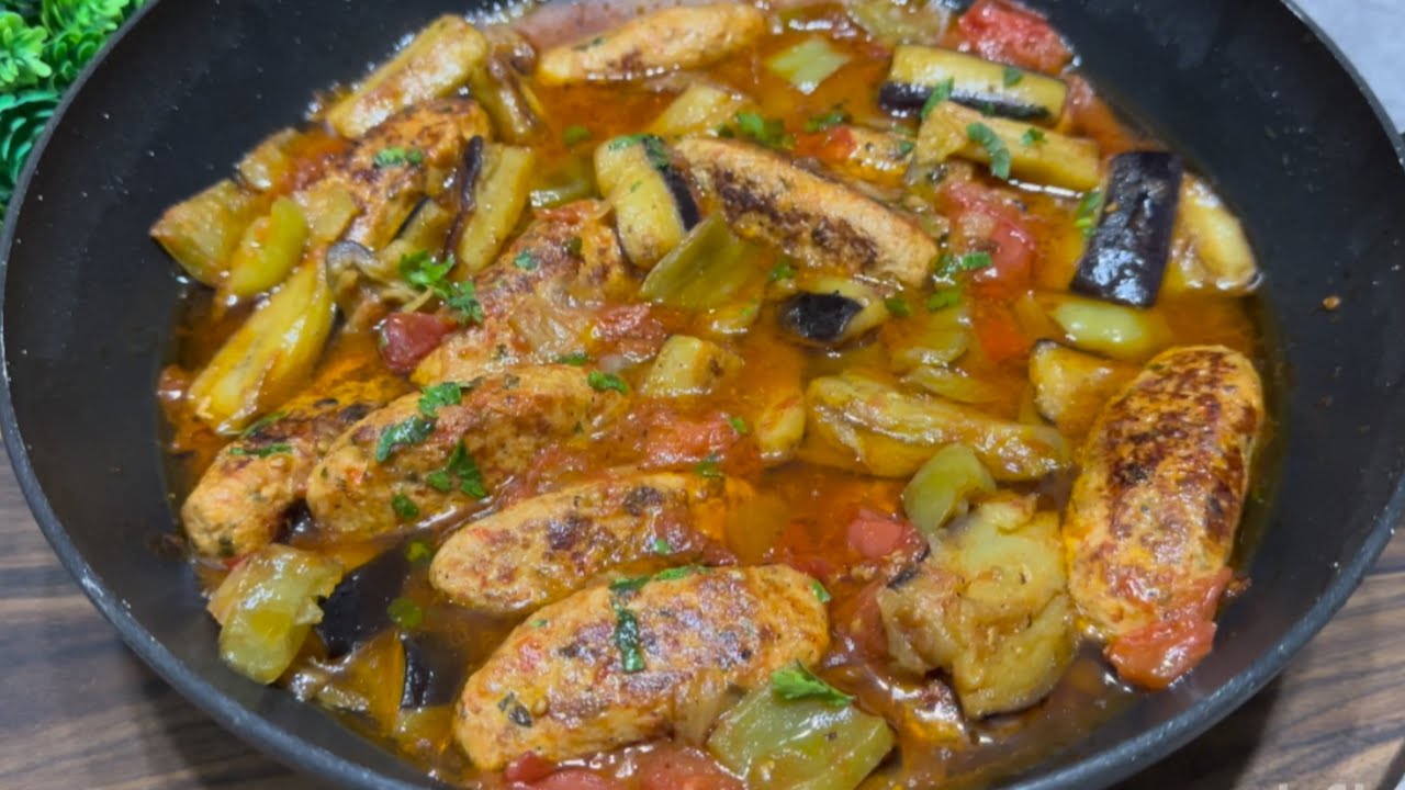 ♥️ TOYUQ ƏTİNDƏN  KOTLET İLƏ TƏRƏVƏZLİ YEMƏK,MÜTLƏQ YOXLAMALISINIZ🤌👍