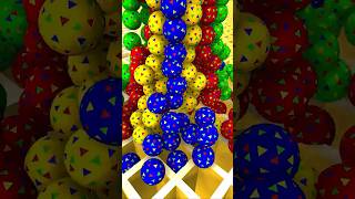 The Perfect Physics of Falling Balls 🤯 #satisfying #3danimation #roblox