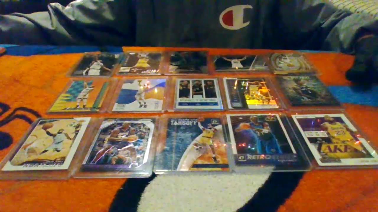 my basketball card collection YouTube