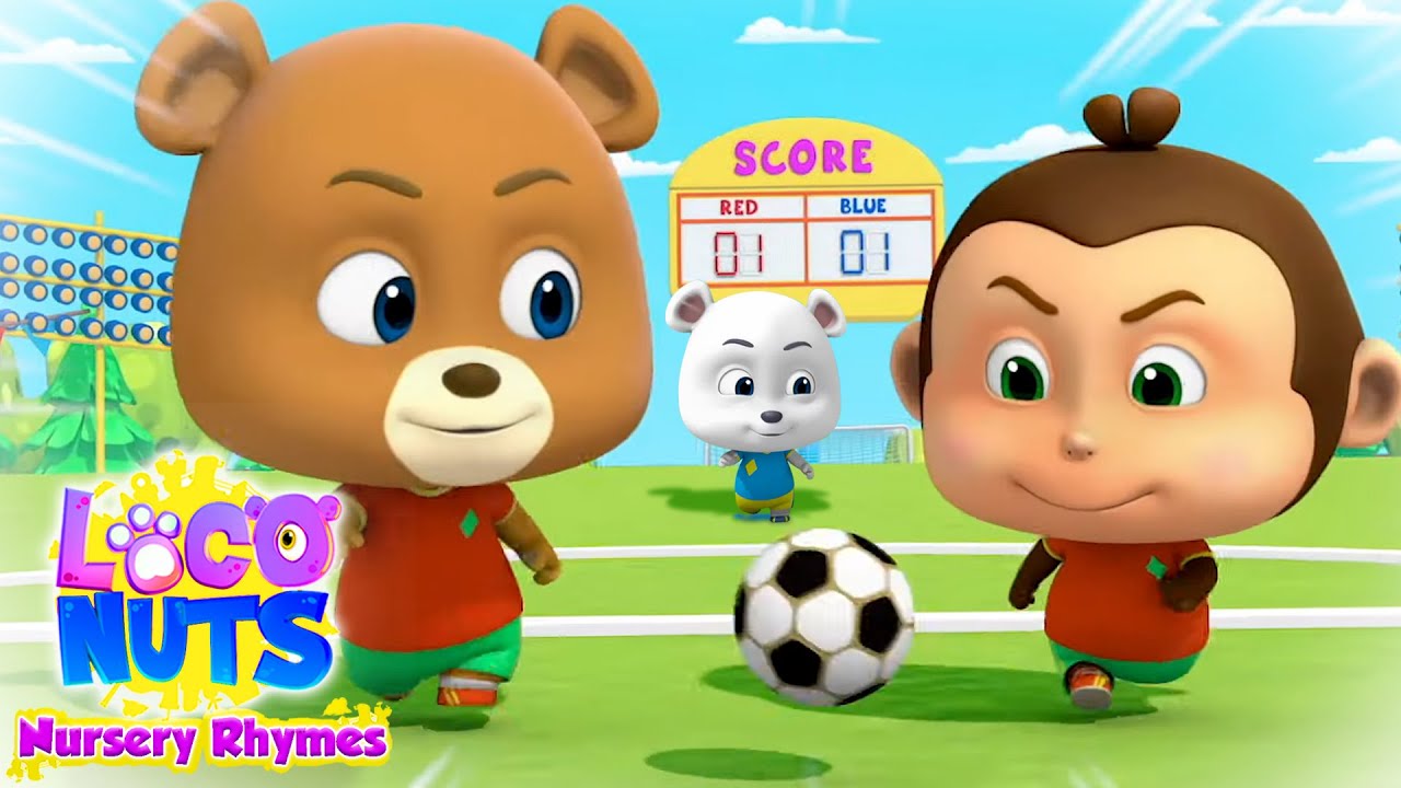 Soccer Song | Nursery Rhymes and Baby Songs with Loco nuts | Fun Song