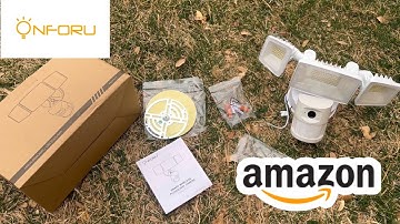 ONFORU FLOODLIGHT CAMERA UNBOXING 2023 || AMAZON UNBOXING